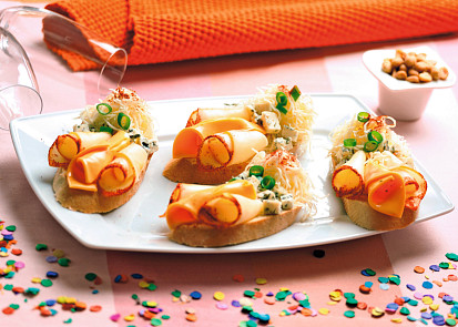 Sýrové chlebíčky