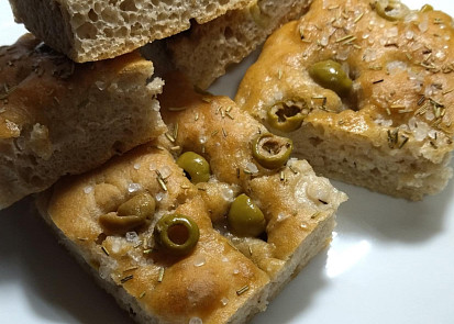 Focaccia bez hnětení