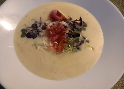 Italská krémová smetanová bramboračka