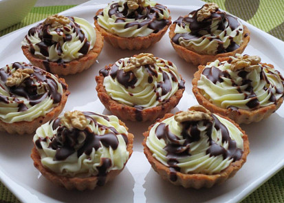 Ořechové košíčky