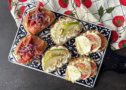 Pomazánky na jednohubky