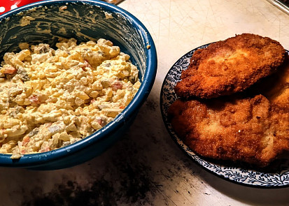 Ráďův vánoční bramborový salát