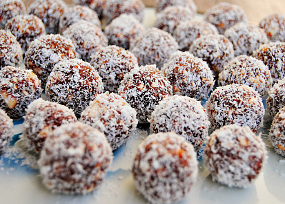 Rumové kuličky s kokosem