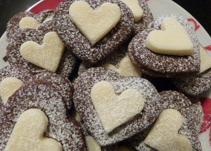 Bezlepková sádlová srdíčka