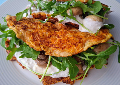 Mrkvovo-sýrové placky (vhodné i pro diabetiky)