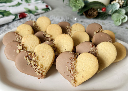 Lískooříšková srdíčka