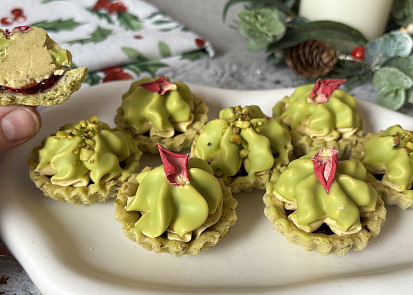 Pistáciové košíčky