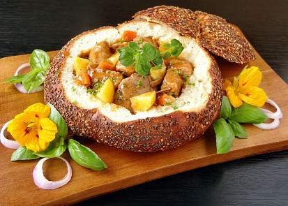 Pivní guláš z vepřové plece