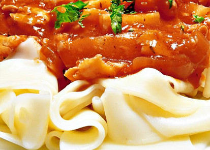 Filé na celeru s rajským pyré