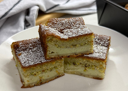 Kouzelný pistáciový koláč