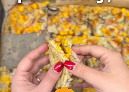 Slaná palačinková pizza