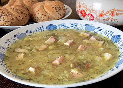 Hrachovka s kysaným zelím