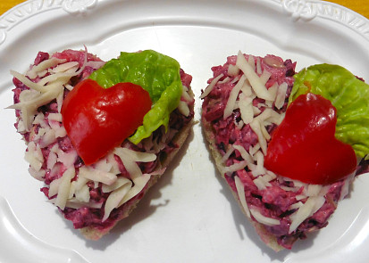 Pomazánka z červené řepy pro zamilované