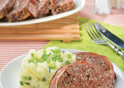 Nastavovaná sekaná s kroupami