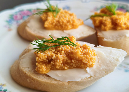 Domácí kaviár z kapřích jiker