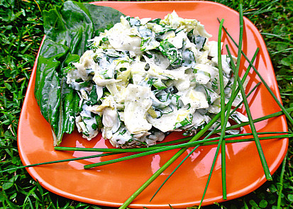 Francouzský salát s pórkem