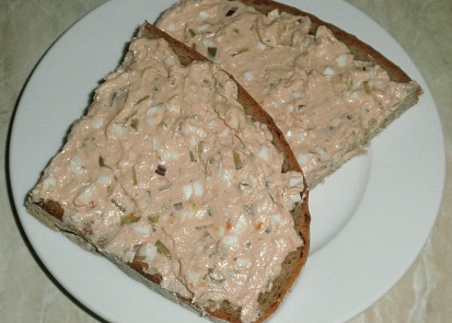 Paštiková pomazánka s vajíčkem