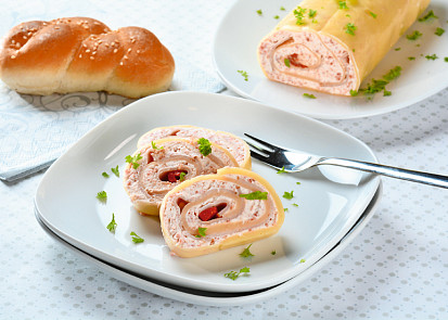 Sýrová roláda s uherskou pěnou