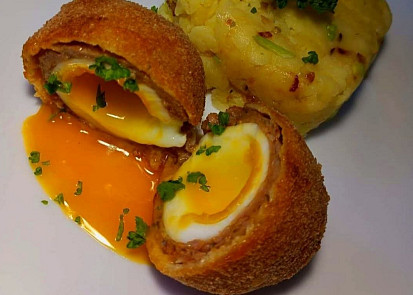 Skotská vejce jednoduše