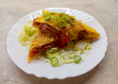 Vaječná plněná omeleta