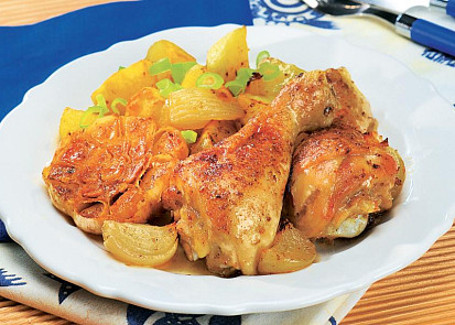 Kuřecí paličky pečené na česneku