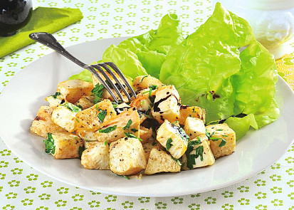 Pečený celer s vůní česneku