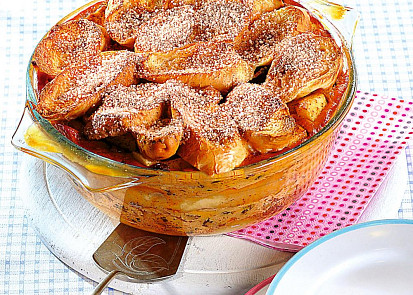 Žemlovka s karamelovým tvarohem