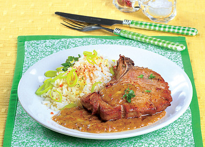 Kotlety na víně se sýrovou šťávou