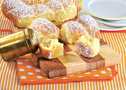 Tvarohové kynuté buchty