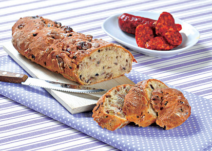 Bramborový chléb s ořechy