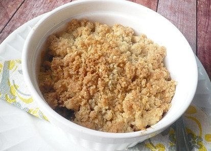 Jablečný crumble z horkovzdušné fritézy