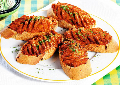 Zapečená brokolicová pomazánka