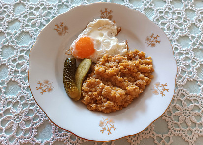 Červená čočka na kyselo (bez zahuštění moukou)