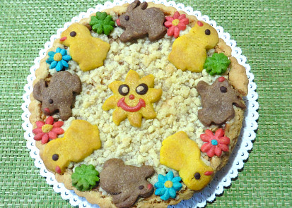 Velikonoční linecký koláč s jablíčky