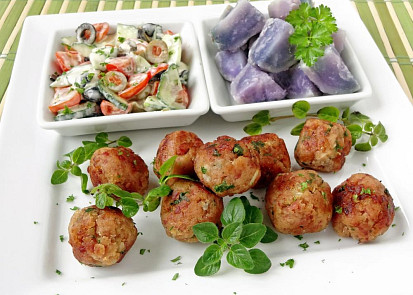 Řecké masové kuličky (Kaftedakia)