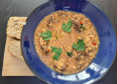 Gruzínská polévka charčo