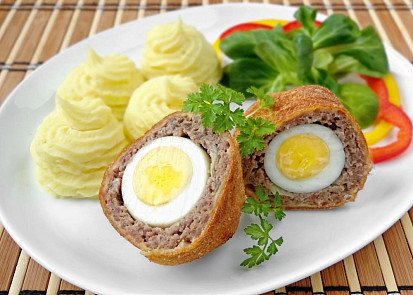 Skotská vejce z hovězího masa