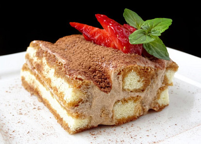 České tiramisu s tvarohem a zakysanou smetanou