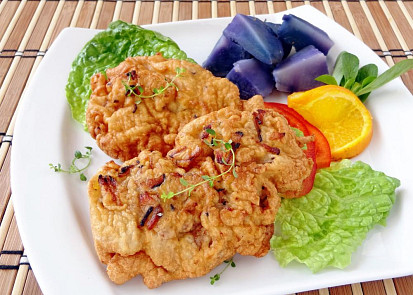 Krkovička smažená v těstíčku