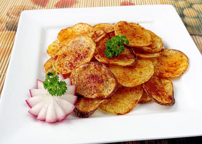 Žebrácké pečené brambory s česnekem