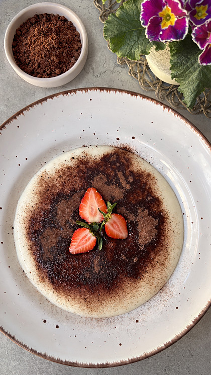 Krupicová kaše z hrubé mouky