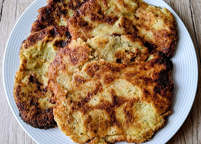 Bramborové placky s česnekem a majoránkou