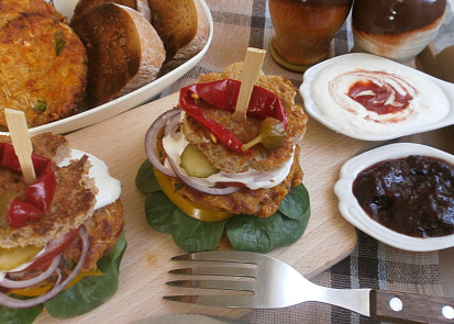 Celerový burger