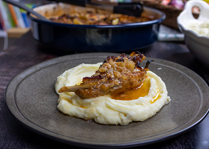 Šťavnatý cibulový králík podle Jaroslava Sapíka