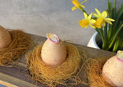 Velikonoční mousse vajíčka