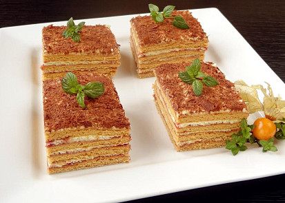 Křehké medové kostky