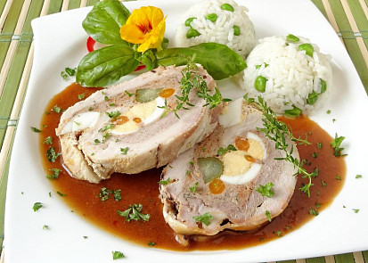 Velikonoční jehněčí roláda