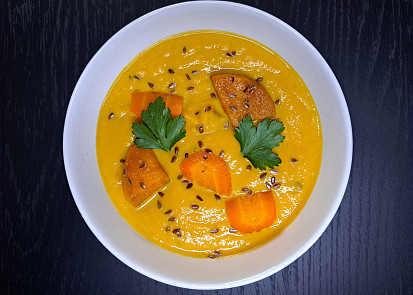 Batátová polévka s mrkví