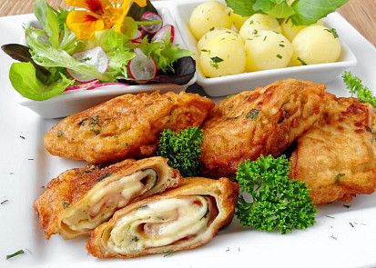 Smažené palačinky v těstíčku