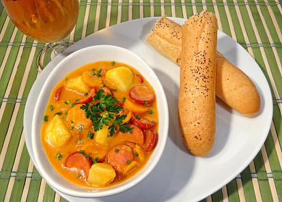 Frankfurtská přesnídávková polévka